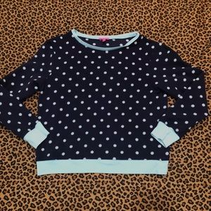 Betsy Johnson polka dotted Pajama Top Size * Large *